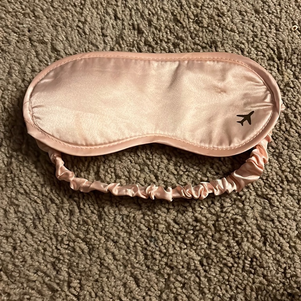 Pink sleeping mask